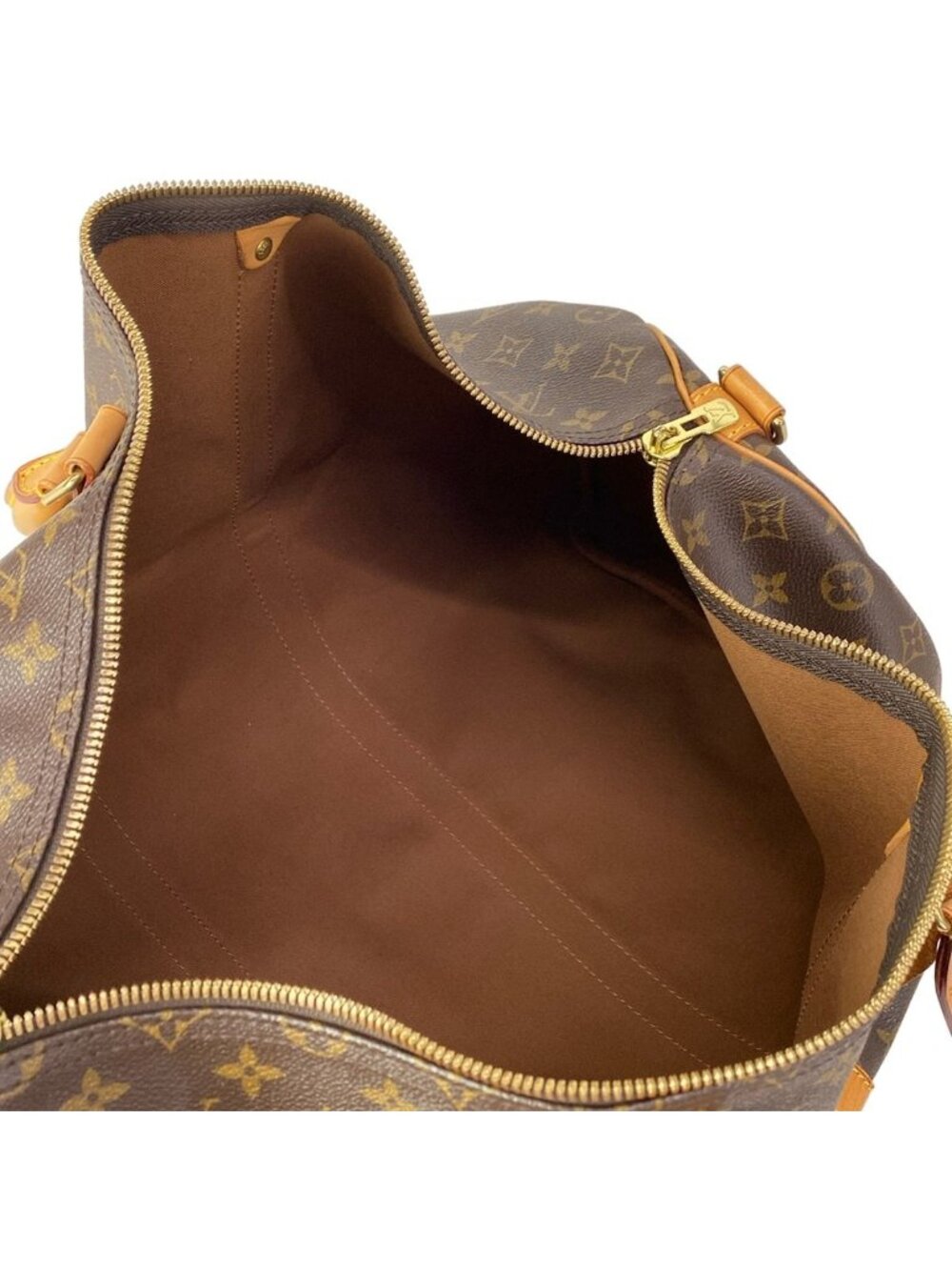 Louis Vuitton Boston Bag Monogram Keepall Bandouliere 50 - Picture 7 of 15